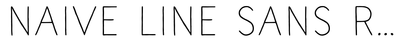 Naive Line Sans Regular